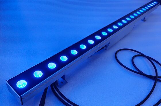 20 डिग्री से 60 डिग्री LED वॉल वॉशर लाइट्स पावर ऑन/ऑफ या DMX512 कंट्रोल मोड से लैस हैं और कलर तापमान 2700K से 6500K तक एडजस्ट किया जा सकता है