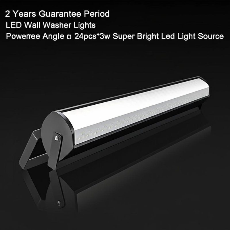 2 Years Guarantee Period LED Wall Washer Lights powered by 2 Degree Angle and 24pcs*3w Super Bright Led Light Source